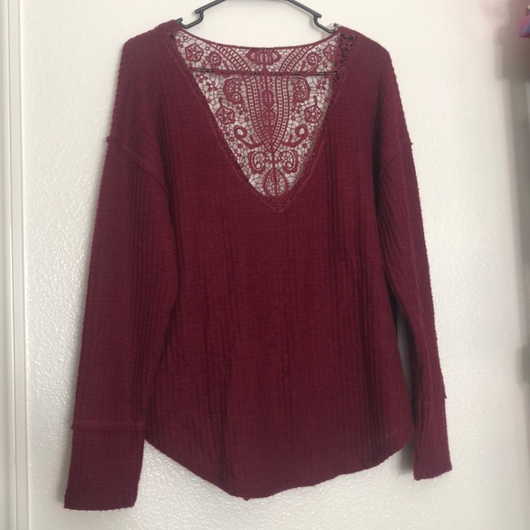 Women Sweater Shrug Large Wine Color New - Picture 5 of 14